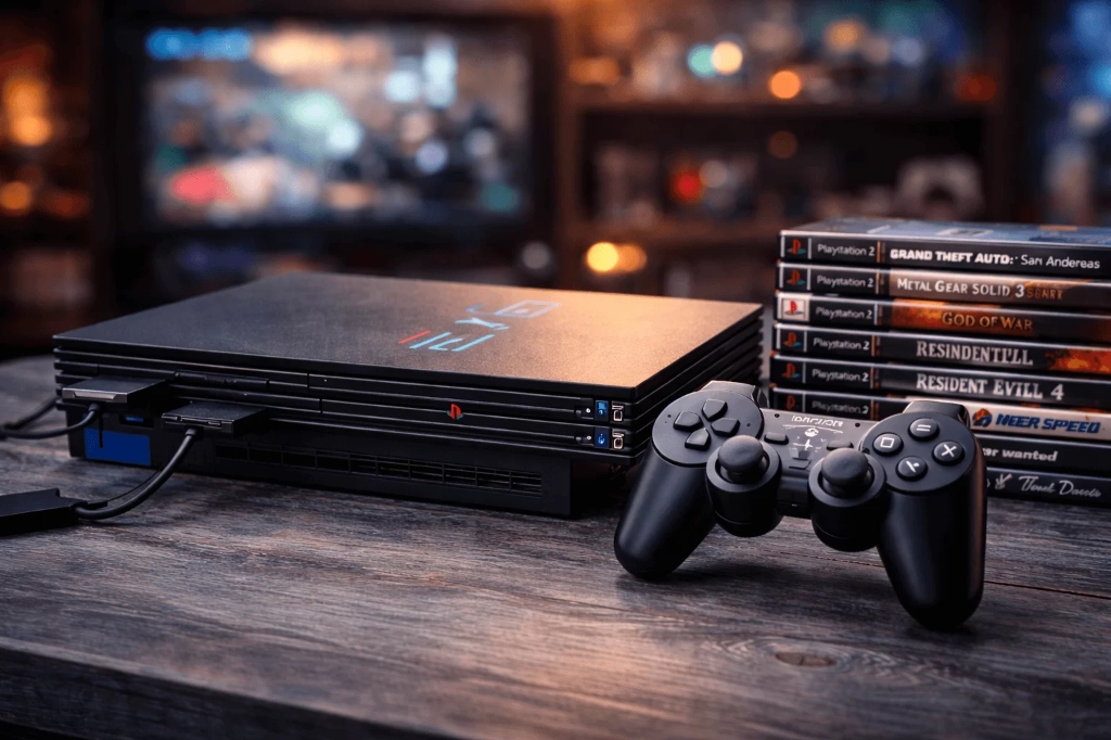Console PS2 Clássico